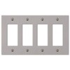 Elan Brushed Nickel 4 Rocker (GFI)