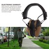 Noise Reduction Electronic Earphones Noise Reduction Foldable ABS Adjustable Headband