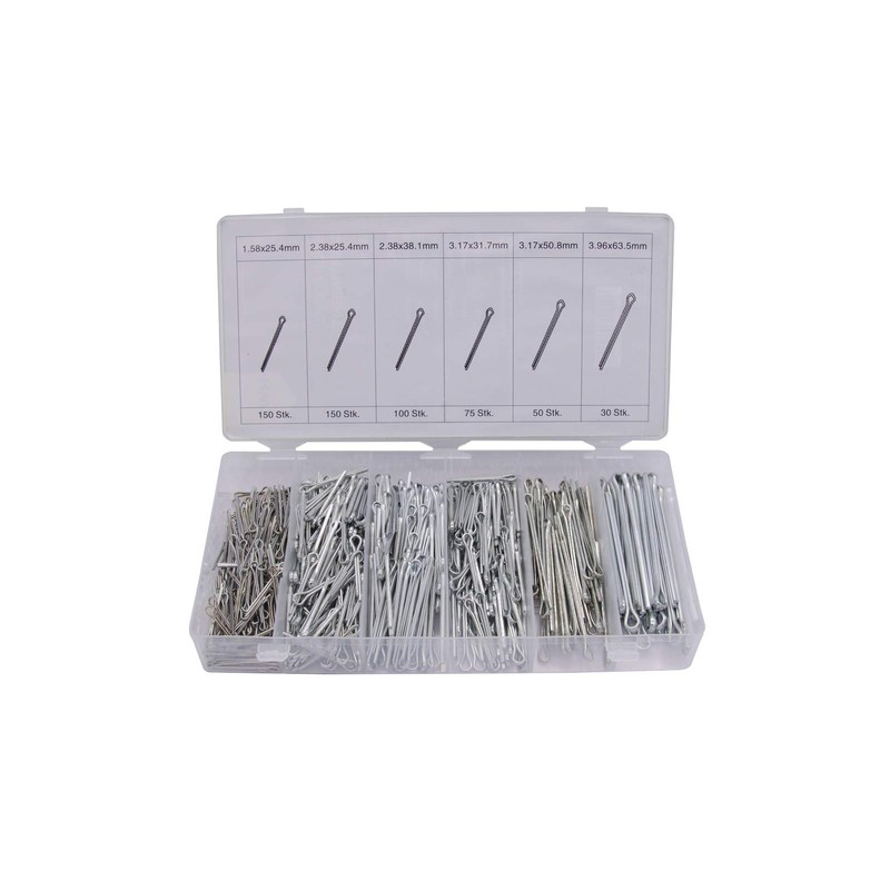 555 Piece Set of Splints Steel Safety Cotter Pins Splint