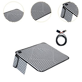 Perfk Heated Seat Cushion Electric Heated Seat Pad Cartoon Warmer Chair Cushion USB Heated Mat Heating Pad for Travel Office Gifts, Blue