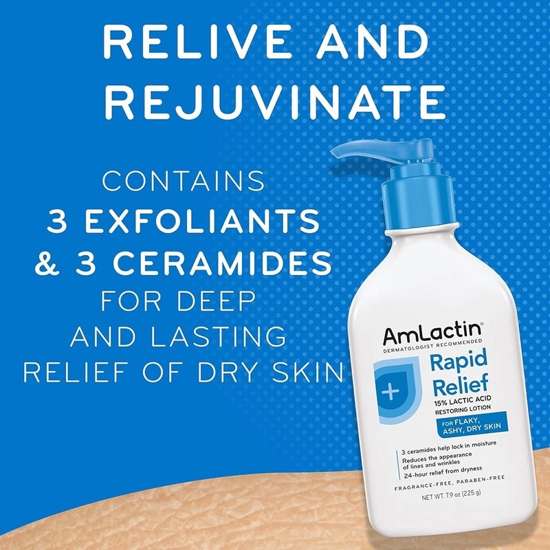 AmLactin Daily Moisturizing Body Lotion | Intensive Rapid Relief Restoring