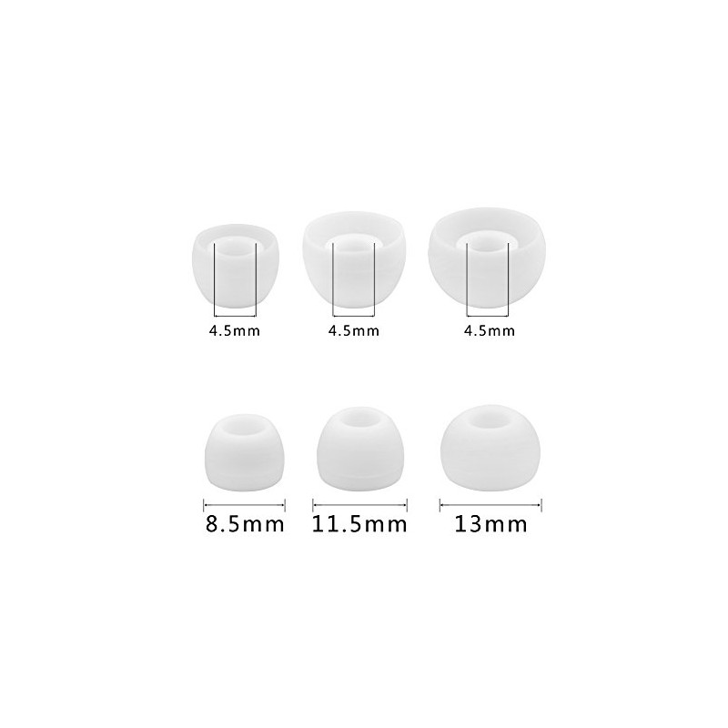 ALXCD Ear Tips for Powerbeats 3 2 Wireless Headphone, SML