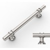 Amerdeco 10 Pack Brushed Satin Nickel Cabinet Pulls 5 Inch(128MM)