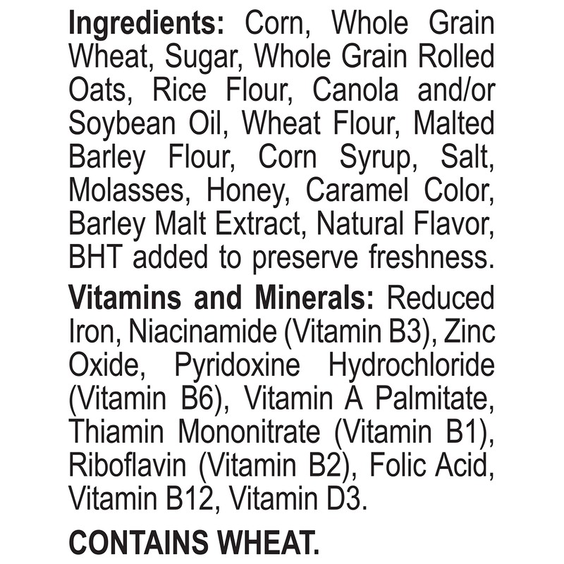 Honey Bunches of Oats Vanilla Cereal, Breakfast Cereal with Crunchy