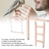 Pet Bird Parrot Chewing Biting Stand Toy Parrot Wood Climbing