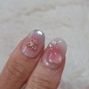 Chic Love Me Glass Bead Handmade Nail Tip - Point