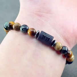 Zodiac Bracelet for Women Men Natural Stone Bead Bracelet Zodiac Sign Constellation Distance Prayer Blessing Bracelet for Couples Friends Gifts for Birthday (Leo)