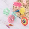 MECCANIXITY 25 Pcs Mini Drink Umbrellas Cocktail,3.9 Inch Cocktail Picks