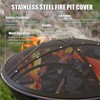 Fire Pit Spark Screen, 22 Inch Outdoor Fire Pit Screen