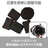 Helmet Inner Pads, Inner Cushions, Protective Pads, Set of 19,