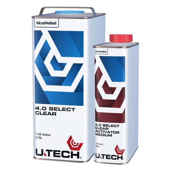AkzoNobel U-TECH 4.0 Select UTECH Clearcoat Clear Coat 4:1 Mix