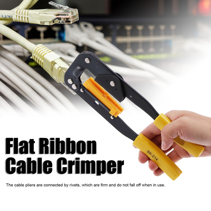 SK‑214 Flat Ribbon Cable Crimper High Carbon Steel Hand Wire