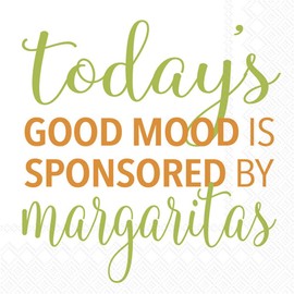 IHR Ideal Home Range Servilletas de cóctel Rosanne Beck desechables de 3 capas, paquete de servilletas de papel, 5 x 5 pulgadas, patrocinado por, 20 unidades