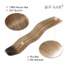 BHF HAIR Extensiones Cabello Natural Marrón Oscuro A Marrón 14in