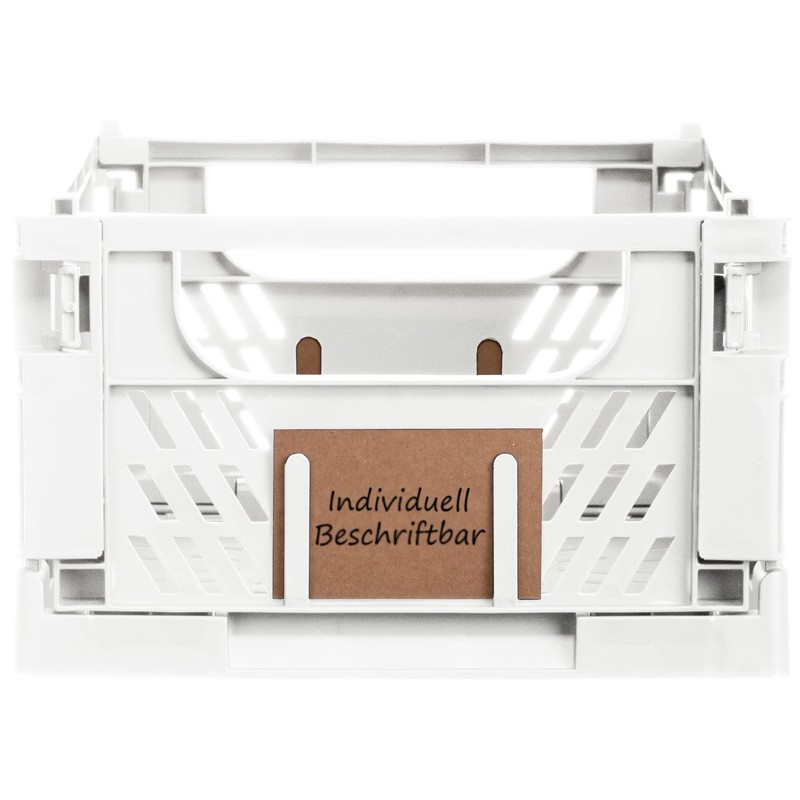 Brandsseller Foldable Folding Box, S, Set of 6, Sturdy Shopping