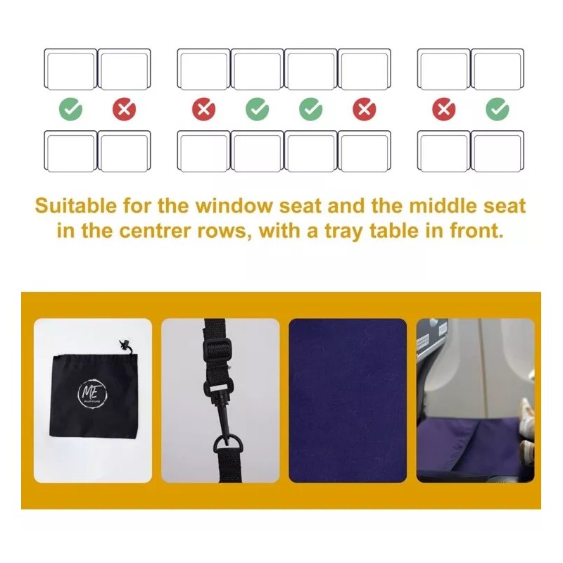 Eclipse Miller Eclipse Airplane & Train Seat Extender Bed Flight