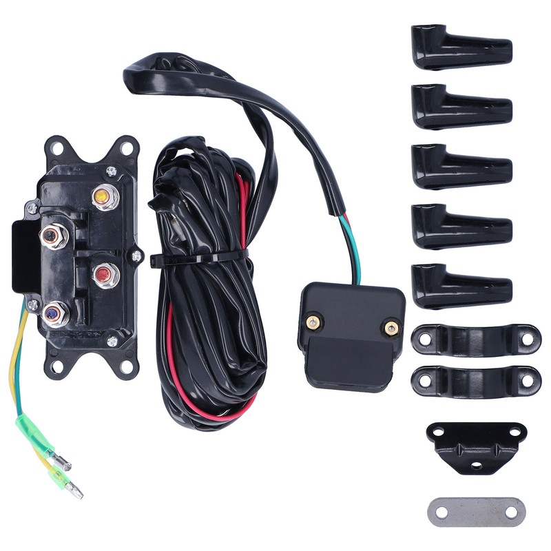 12V 250A Winch Solenoid Relay Contactor Switch Mounting Brackets Kit