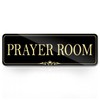 9x3 Inch Prayer Room Sign Acrylic Self-stick Door Wall Signage