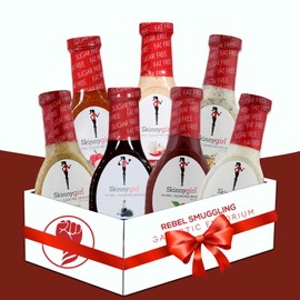 Salad Dressing 7 Flavor Variety Pack Care Package Gift Basket by Rebel Smuggling Galactic Emporium (7 x 8oz Bottles)