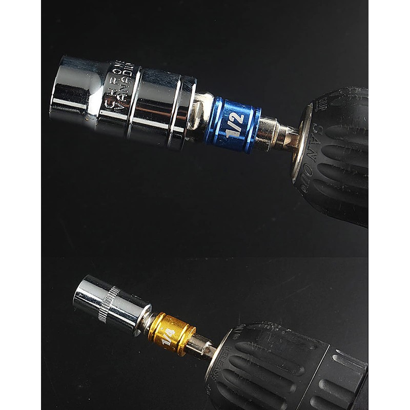 Aracombie Universal Driver Set, 3pcs 1/4 3/8 1/2 Inch Drill