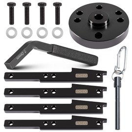 3163021 Cam Timing Tool Kit+3163530 Engine Brake Adjustment Tool 7MM for Cummins ISX QSX Engine 2007-2017 with Injector Cam Puller & Carrying Case Replaces 3163069 3163020 Heavy Duty Steel (15 PCS)