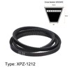 sourcing map XPZ1212 V-Belt Drive Belt 1212 mm Pitch Length