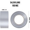 Allzweck Panzerband Silber 190 Mic Starkes Klebeband Duck Tape -