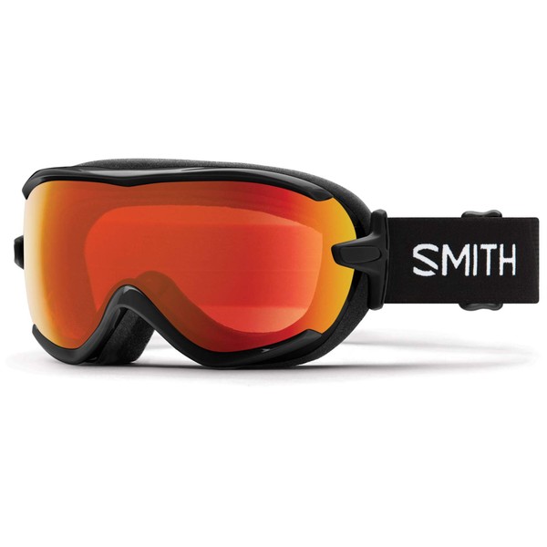 Smith Optics Women's Virtue Snow Goggles (Black, ChromaPop Everyday Red Mirror)