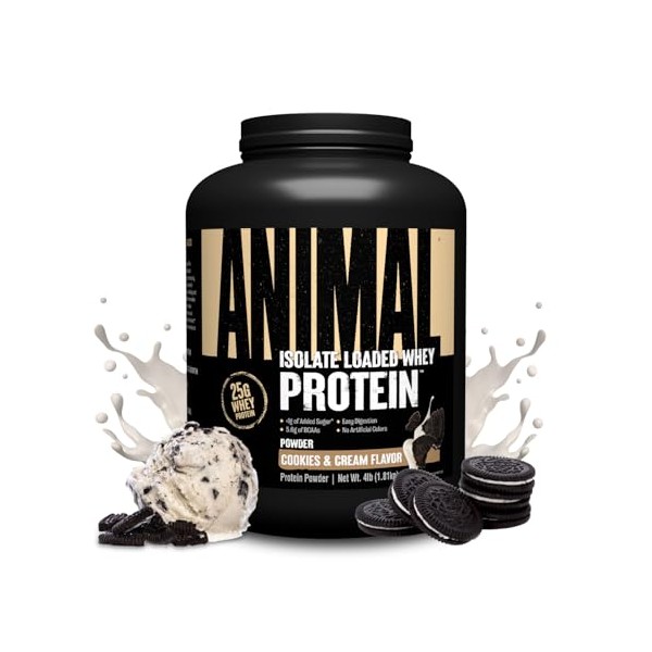 Animal Animal Whey Isolate Protein Powder - Loaded for Pre