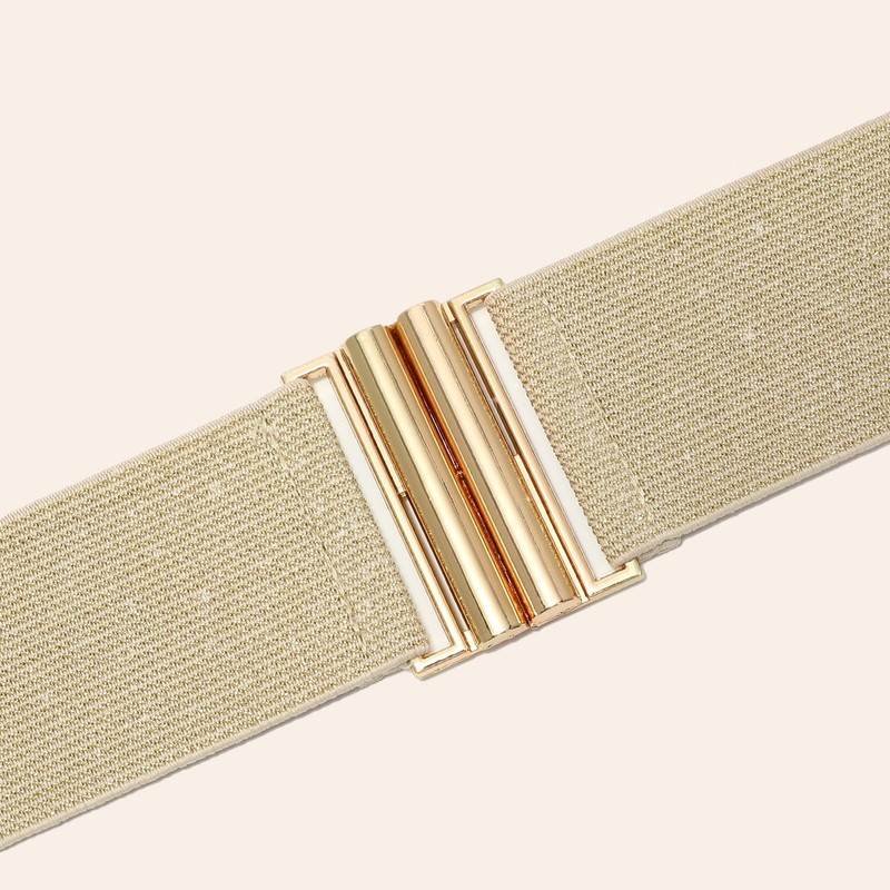 VONMELLI Wide Elastic Stretch Belt for Women - Trimmer Stretch