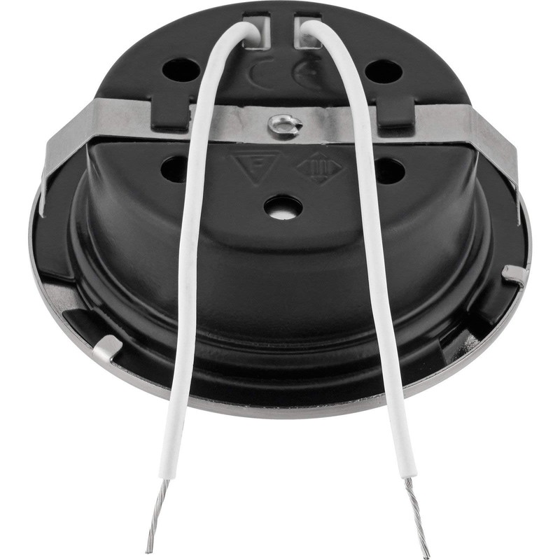 Furniture recessed Spotlight G4 12V, Metal Frame with, Glas Front