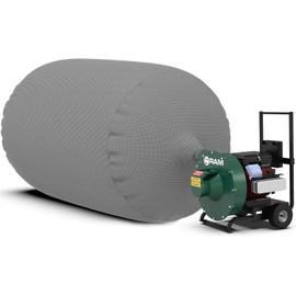 Extra Heavy Duty Insulation Vacuum Bags by RAM - Size 6 ft x 4 ft - Holds EST 75 Cubic Feet - X-Low Dust Bag - 3.0 Fabric Strength - 10 Bags