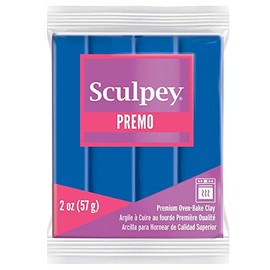 Sculpey PE02 5063 Premo Clay Cobalt Blue Hue