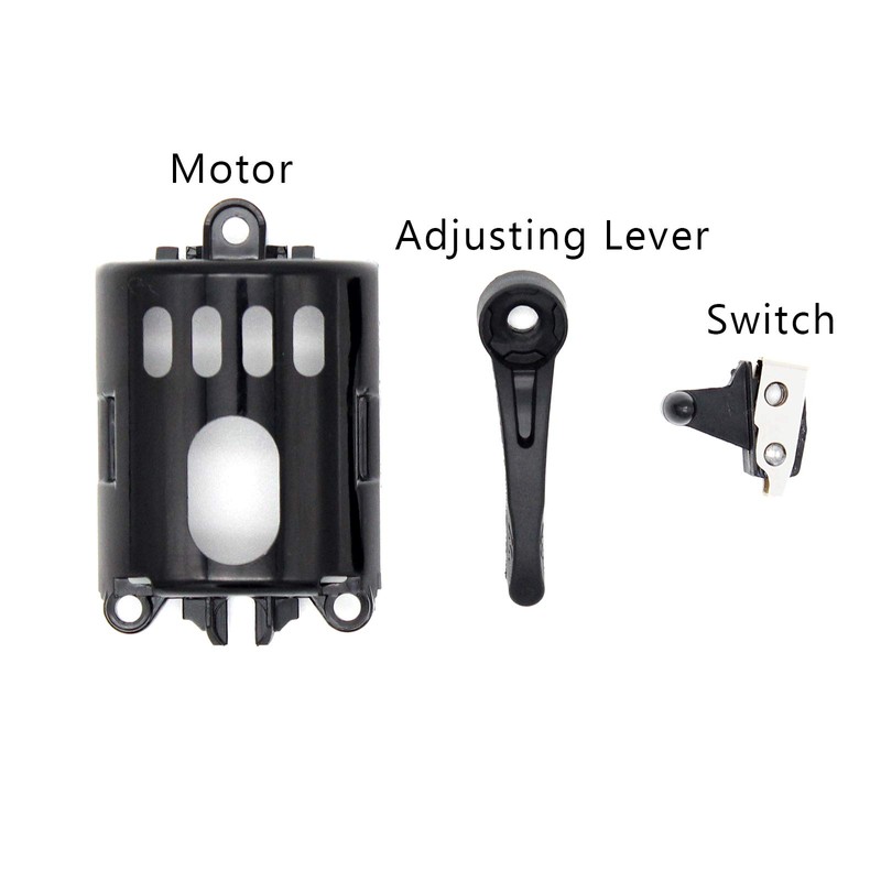 Anrom Hair Clipper Accessories DIY 3PCS, Dial Button, Switch, Motor