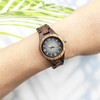 Wooden Watch for Women Natural Wood Round Analog Quartz Watches