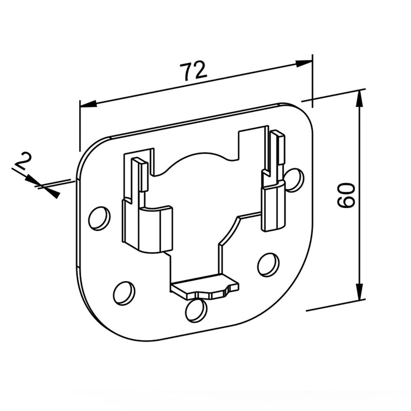 markiso® Set of 2 Roller Shutter Bearings | Claw Bearing