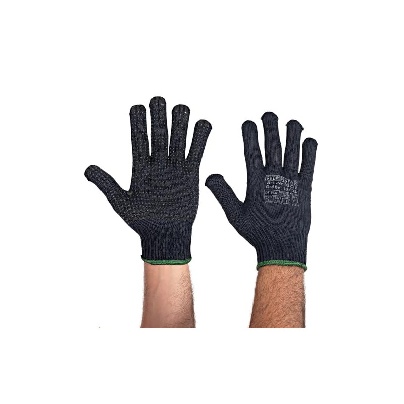 Franz Pearl Hygostar Men's Work Gloves Size M Blue