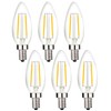 Beonllay 12 Volt LED Candelabra Bulbs E12 Base Light Bulb