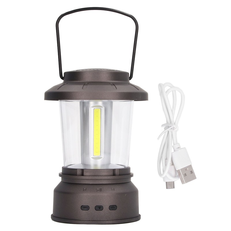 Outdoor Bluetooth Speaker Light Retro Style 2 Modes USB Power