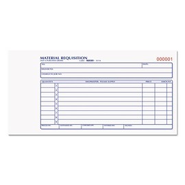 Rediformreg; Material Requisition Book