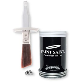 Paint Saint | Sealable Touch Up Container with Brush Attached to Lid | Ideal for Quick Touch Up’s & Airtight Storage | Perfect for Property Management & Home Improvement (1 Count)