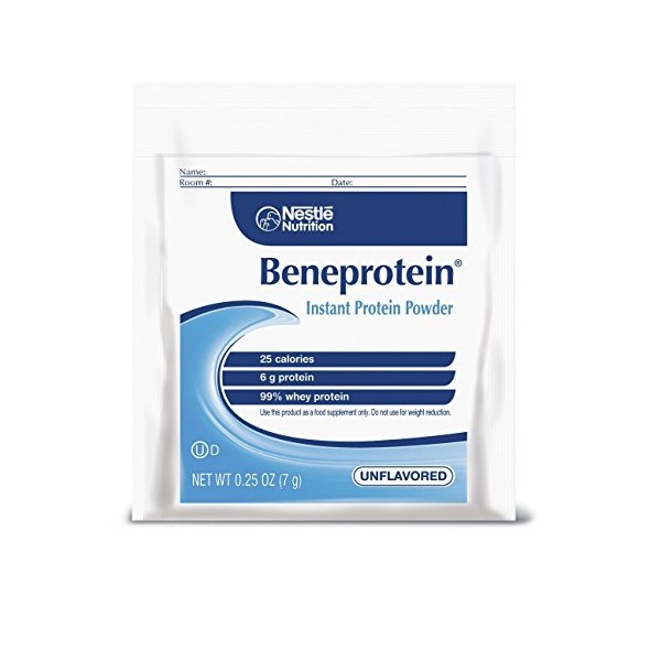 Resource Beneprotein Unflavored Instant Protein Powder, 7g, 75 packettes