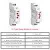 LNKWEL GRT8-M2 Multifunction Time Relay with 10 Function Choices 16A