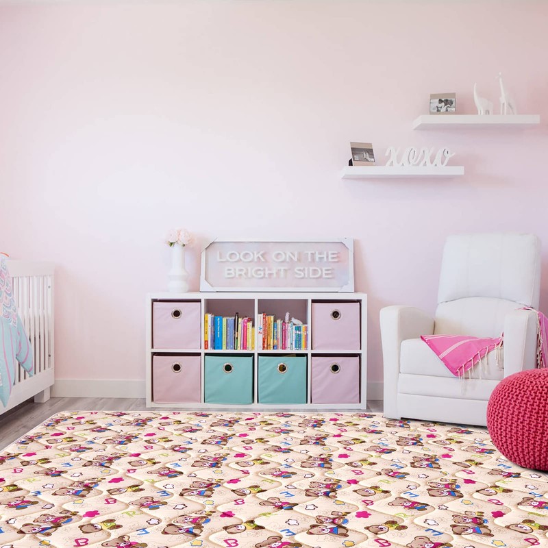 Vibe bear Baby Play Mat 71" X 59", Premium Thicker
