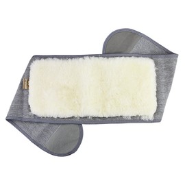 Faxianther Men Women Winter Thicken Thermal Cashmere Waist Binder Lumbar Support Belt Rheumatic Back Pain Thermal Brace Abdominal Stomach Kidney Warmer Protector Band Grey