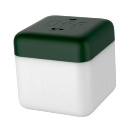 Operitacx Schreibtischlampe Würfel Nacht drinnen Timer wiederaufladbar Abs Olive Green