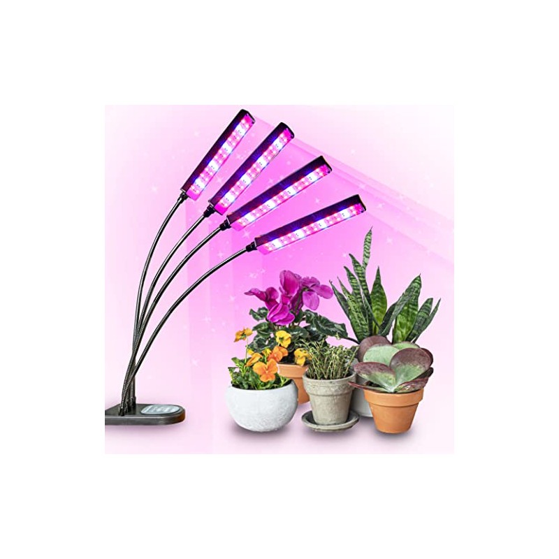 Bell+Howell Bionic Grow Grow Light for Indoor Plants 4 Heads