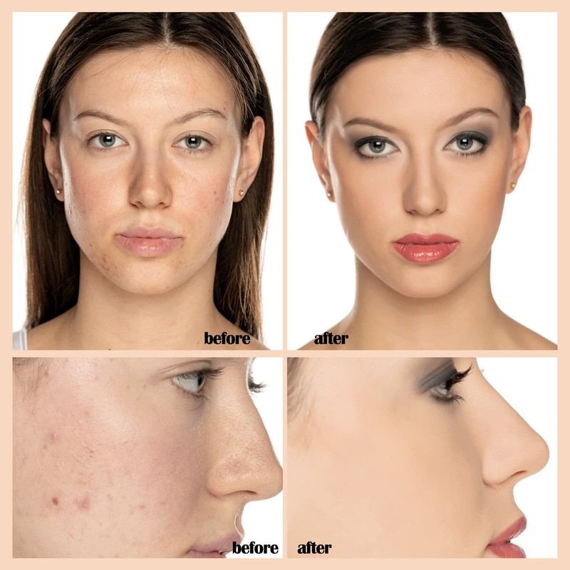 PHOERA Foundation Makeup,Face Foundation,Foundation Full Coverage Perfect 30ml Makeup Oil-Control