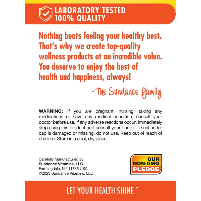 Sundance High Potency Biotin 1,000 mcg Supplement | Essential B