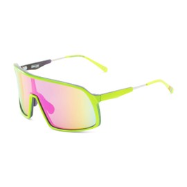Foster Grant Sun Luv Crushing On Fun Shield Sunglasses, Neon Green, 56mm